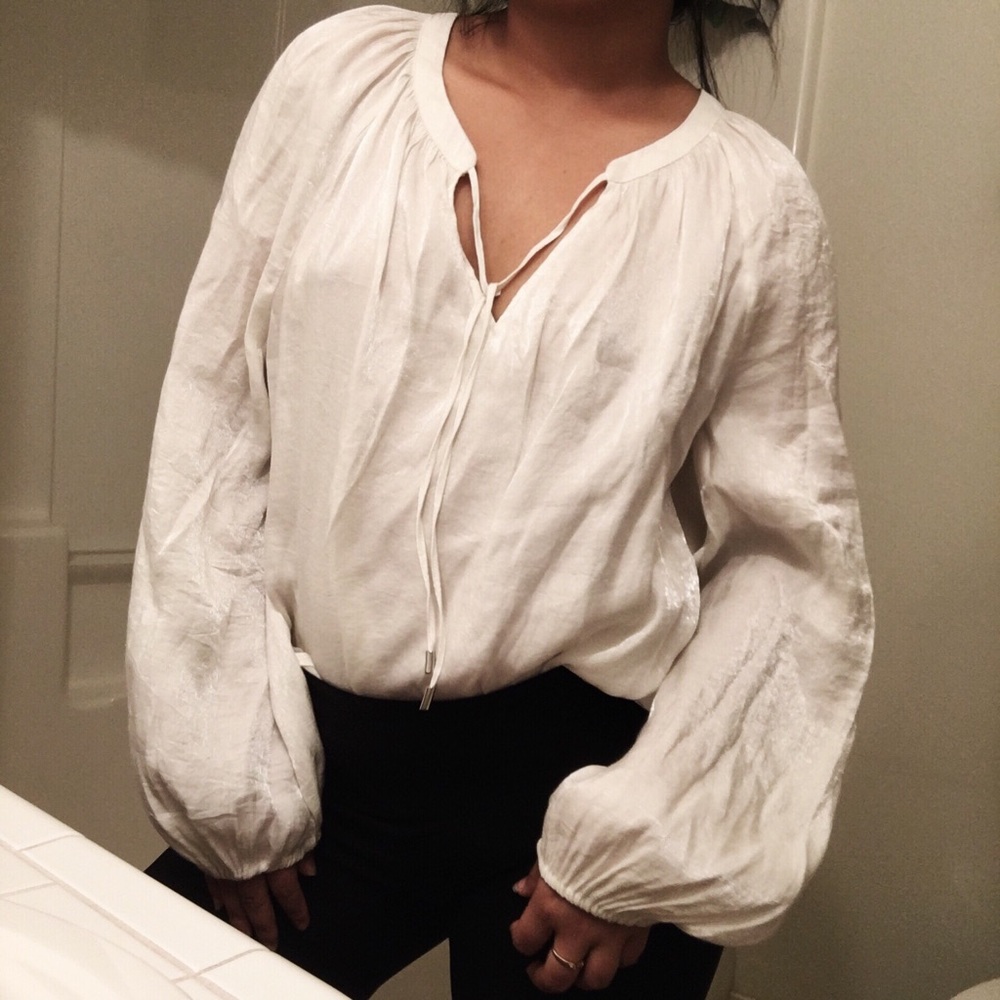White Jennifer Lopez Blouse